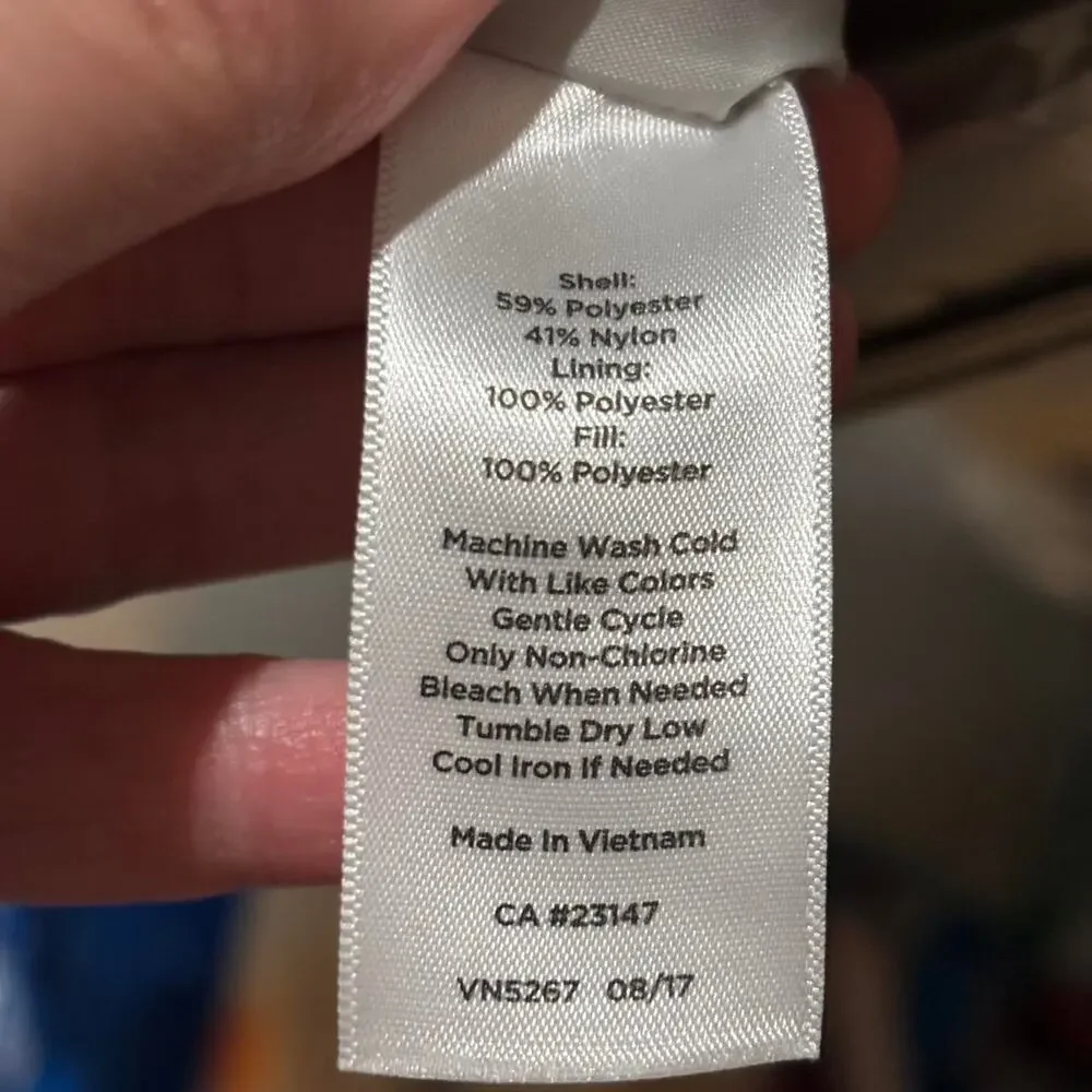 Talbots metallic silver